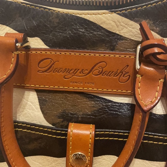 Zebra Print Dooney and Bourke bag - Picture 2 of 5